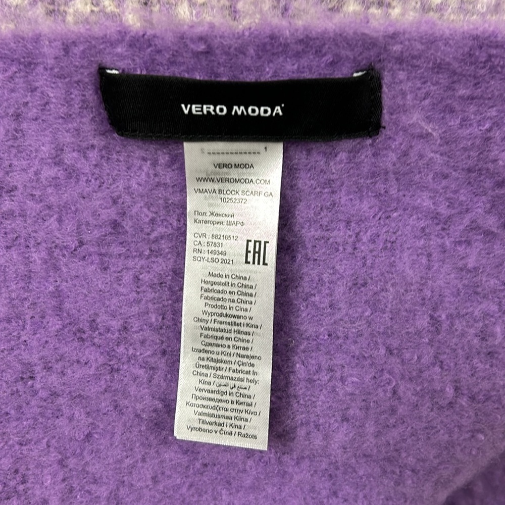 Vero Moda Color Block Scarf - Picture 7 of 9